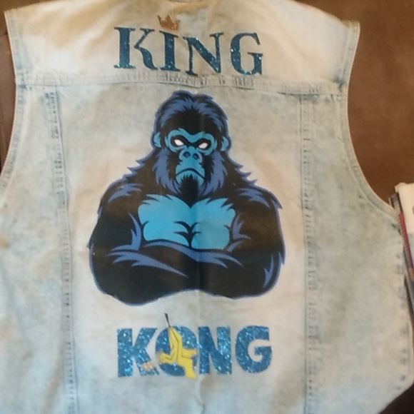 Southpole Custom made Denim Vest! Good Condition! - Picture 2 of 3